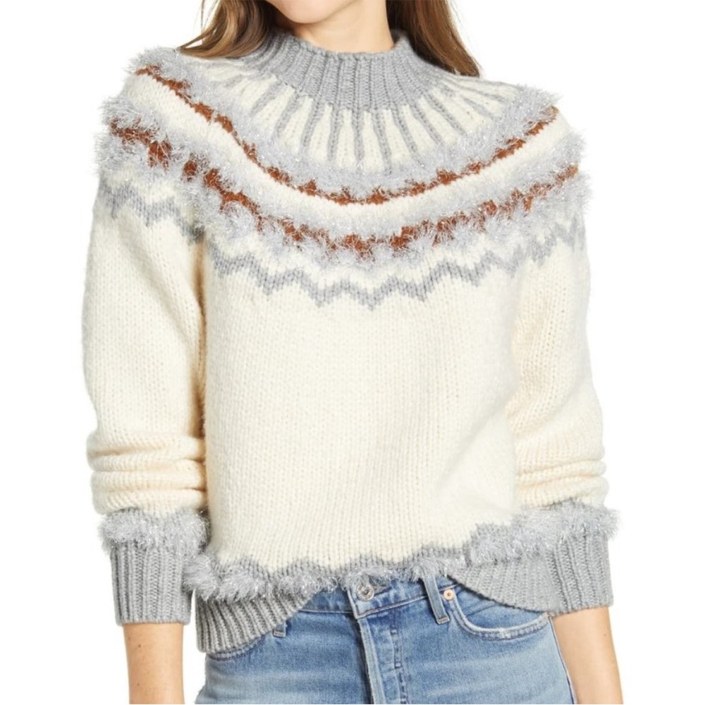 Lou & Grey Frosty Fairisle Knit Sweater